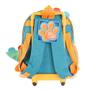 Imagem de Mochila Escolar Infantil de Rodinhas Para Menino com Lancheira Térmica Dino Azul/Verde