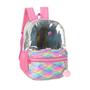 Imagem de Mochila Escolar Infantil Feminina Luxcel Barbie Rosa - Ms46