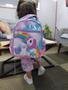 Imagem de Mochila Escolar Infantil Feminina Unicórnio Voltas As Aulas