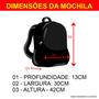 Imagem de Mochila Escolar Infantil Lilo Stitch Bolsa De Costas