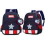 Imagem de Mochila Escolar Infantil Marvel Capitão America Azul Escuro