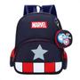 Imagem de Mochila Escolar Infantil Marvel Capitão America Azul Escuro