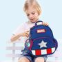 Imagem de Mochila Escolar Infantil Marvel Capitão America Azul Escuro