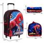 Imagem de Mochila Escolar Infantil Masculina Homem Aranha de Rodinha