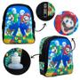 Imagem de Mochila Escolar Infantil Masculina Super Mario Bros Costas