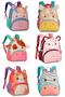 Imagem de Mochila Escolar Infantil Menina Bichinhos Zoo Clio Pets Original Animais