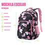 Imagem de Mochila Escolar Infantil Menina Feminina Costas Resistente Reforçada Viagem Estampa Personagem Compacta Casual