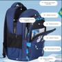 Imagem de Mochila Escolar Infantil Para Criança Impermeável Resistente Astronauta