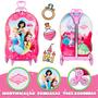 Imagem de Mochila Escolar Infantil Princesas Disney Cor Rosa - Maxtoy By Diplomata