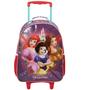 Imagem de Mochila Escolar Infantil Princesas Disney Mala De Rodinhas 