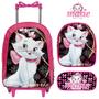 Imagem de Mochila Escolar Infantil Rodinha Marie Com Lancheira Estojo