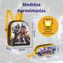 Imagem de Mochila Escolar Infantil Rodinhas Kit Completo Free Fire com Lancheira Estojo Duplo Gamer Geek Volta às Aulas Material Escolar