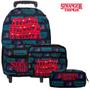 Imagem de Mochila Escolar Infantil Rodinhas Stranger Things Toys 2U