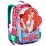 Imagem de Mochila Escolar Infantil Sereia Ariel 3D Bolsa Menina Denlex