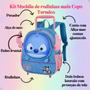 Imagem de Mochila Escolar Infantil  Stitch Com Rodinhas Volta as Aulas