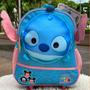 Imagem de Mochila Escolar Infantil  Stitch Com Rodinhas Volta as Aulas