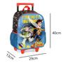 Imagem de Mochila Escolar Infantil Toy Story Woody Azul e Lancheira