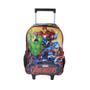 Imagem de Mochila Escolar Infantil Vingadores Luxcel Preta - IC38