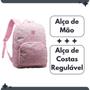 Imagem de Mochila Escolar Juvenil Colegial Fundamental Médio Faculdade Bolso Frontal Estampada Menina Kawaii