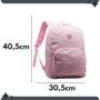 Imagem de Mochila Escolar Juvenil Colegial Fundamental Médio Faculdade Bolso Frontal Estampada Menina Kawaii