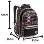 Mochila Escolar Juvenil Feminina - Denlex Imagem de Mochila Escolar Juvenil Feminina
