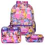 Imagem de Mochila Escolar Juvenil Infantil Feminina Princesas Toys 2U