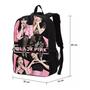 Imagem de Mochila Escolar K-pop Novidade Bolsa Feminina Black Pink