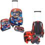 Imagem de Mochila Escolar Kit Infantil Fast Machine Fm3501Kt