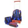 Imagem de Mochila Escolar Kit Roda Lancheira Estojo Spider Mck4144