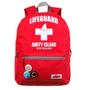 Imagem de Mochila Escolar Lifeguard Vermelho Com Boton - Dermiwil