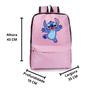 Imagem de Mochila Escolar Lilo & Stitch Grande Meninas Infantil Alças Reforçadas Volta as Aulas Color's