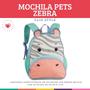 Imagem de Mochila Escolar Lúdica Infantil Zebra Pets Bichinhos Clio