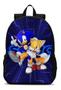 Imagem de Mochila Escolar Masculino Feminino Sonic Volta Às Aulas