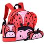 Imagem de Mochila Escolar Meninas Com Lancheira E Estojo Bichinhos