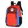 Imagem de Mochila Escolar Menino Bolsa Reforçada Juvenil Super Mario