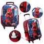 Imagem de Mochila Escolar Menino Homem Aranha Preta Rodinha Toys 2U