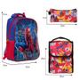 Imagem de Mochila Escolar Menino Spider Man com Lancheira Infantil