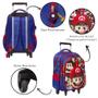 Imagem de Mochila Escolar Menino Super Mario Carrinho Luz Led Frontal