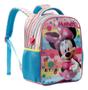 Imagem de Mochila Escolar Minnie Mouse Infantil Bolsa Costas 40x30 Cm