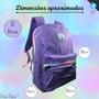 Imagem de Mochila Escolar Nylon  Basics Cores Lisa  Feminino Masculino Jovem