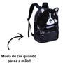 Imagem de Mochila Escolar Paetê Mágico Girls Cachorro Preto - Clio