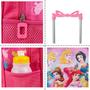 Imagem de Mochila Escolar Princesas Bolsa Rodinha Kit Lancheira+Estojo