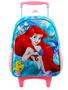 Imagem de Mochila Escolar Rodas Ariel Pequena Sereia 40x29x13 cm