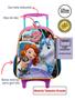 Imagem de Mochila Escolar Rodas G Princesinha Sofia - Original Disney