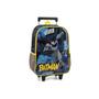 Imagem de Mochila Escolar Rodinhas Carrinho Batman Luxcell Preto