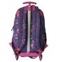 Imagem de Mochila Escolar Rodinhas Good Vibes Dl1592 Denlex Feminina