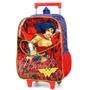 Imagem de Mochila Escolar Rodinhas Mulher Maravilha Dc Comics Meninas