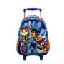 Imagem de Mochila Escolar Rodinhas Paw Patrol Patrulha Canina Filme Infantil Xeryus Tamanho 16 Grande Mala com Rodas Ref 11780