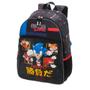 Imagem de Mochila Escolar Sonic Go Fast Preto - Pacific 40x32x14cm