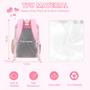 Imagem de Mochila Escolar Transparente MOONBABY Lovely - Rosa para Meninas